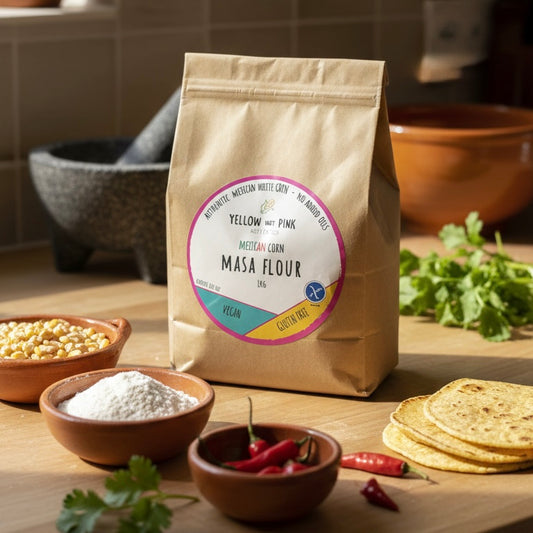 Mexican White corn Masa Harina (dry flour made of corn)