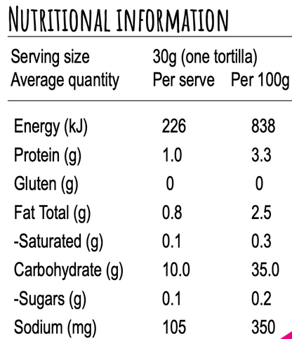Mexican Corn Tortillas 12 pack
