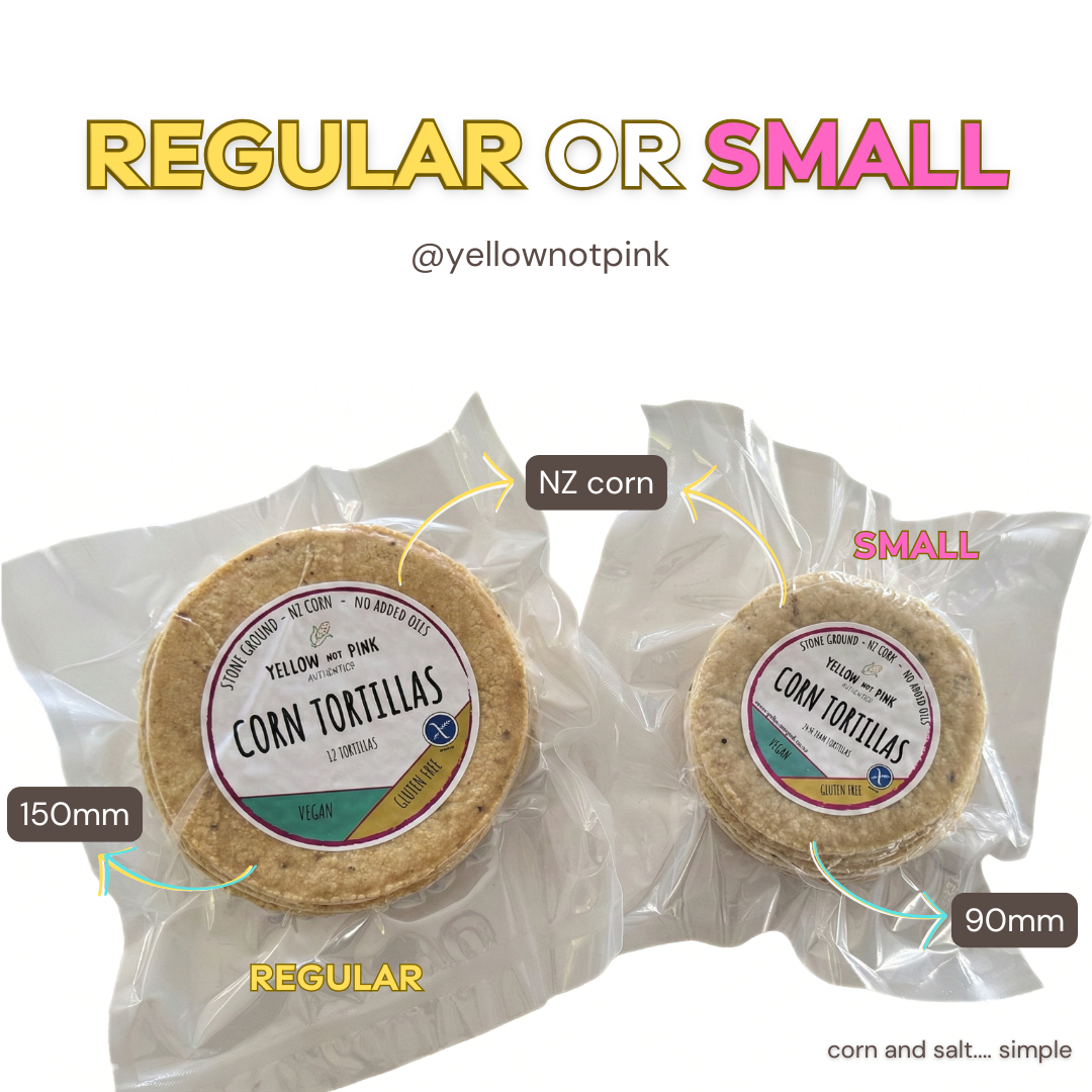 48 NZ Corn Small 90mm Tortillas (2x24 pack) - Subscription